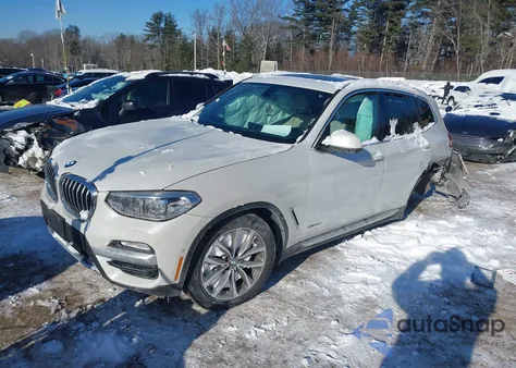 2018 BMW X3 xDrive30I из США, поврежденный, VIN 5UXTR9C54JLD63806